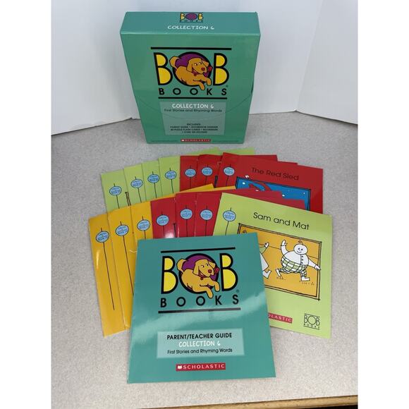 Bob Reading Books First Stories And Rhyming Words Collection 6 - Picture 1 of 12